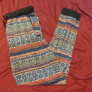 Lightly worn! Multicolored Joggers